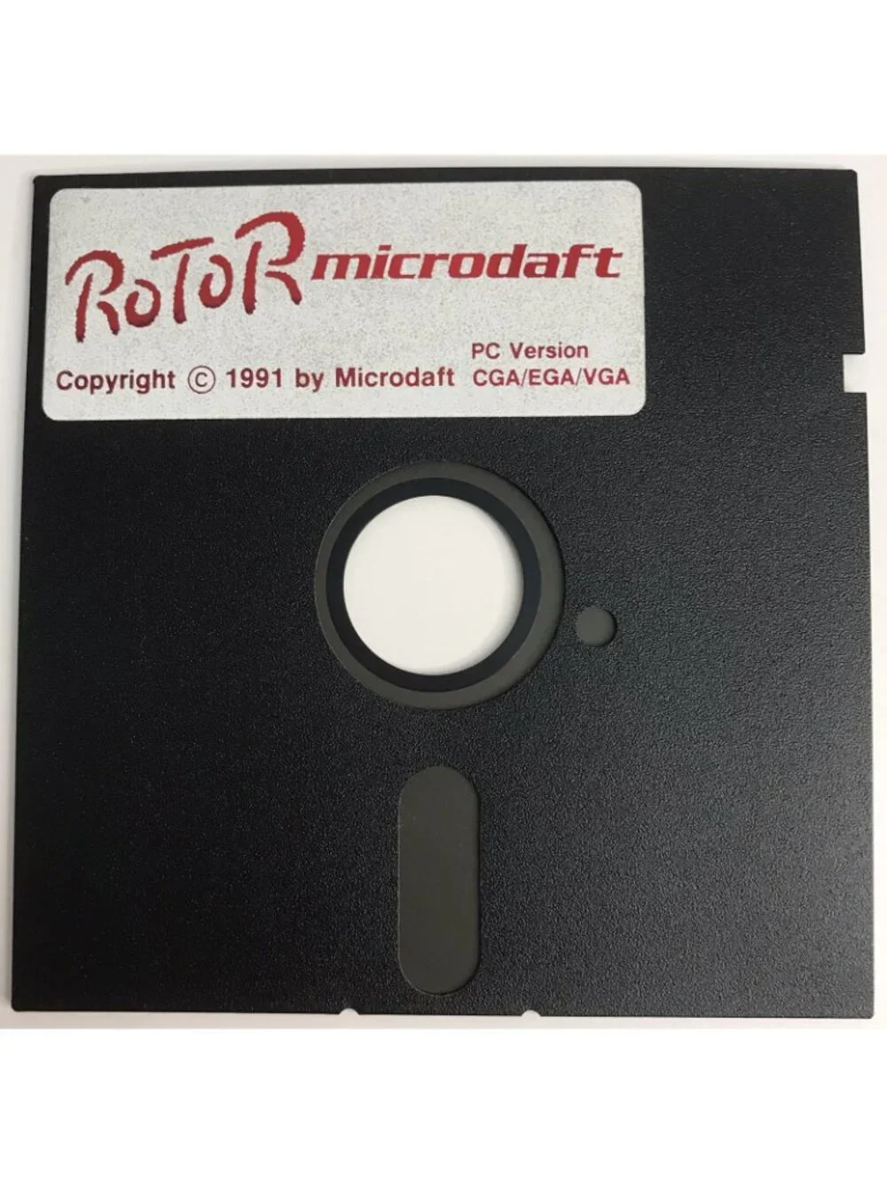 Vintage 1991 Rotor Shooter Game for PC by Microdaft 3.5
